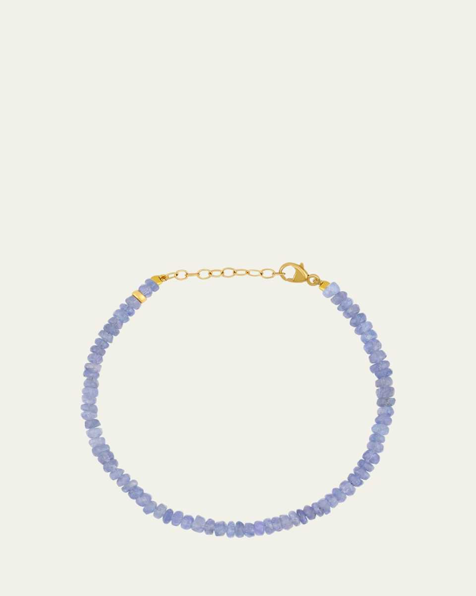 Tanzanite Beaded Bracelet